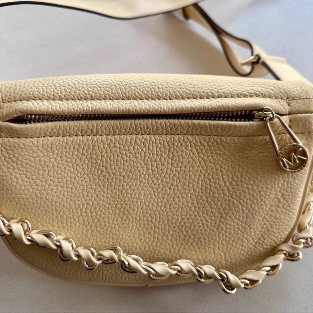 Michael Kors Cream Crossbody Belt Bag - Picture 12 of 14